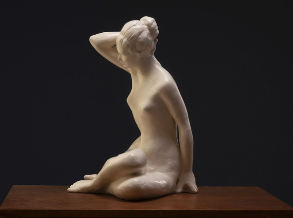 Seated Nude by Bohumil Kokrda