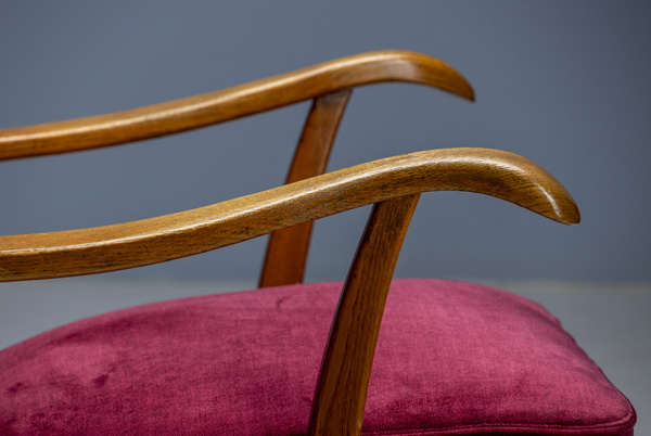 Velvet Duet – Pair of Art Deco Armchairs from the 1930s–40s