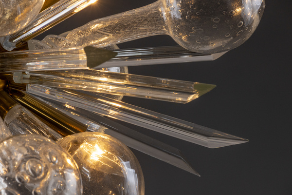 “Explosion” Chandelier – René Roubíček for Lustry n.p. Kamenický Šenov